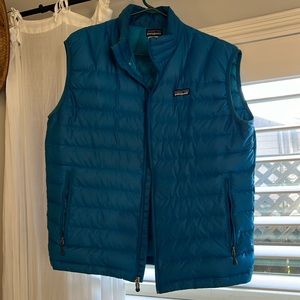 Vintage Patagonia blue goose down vest